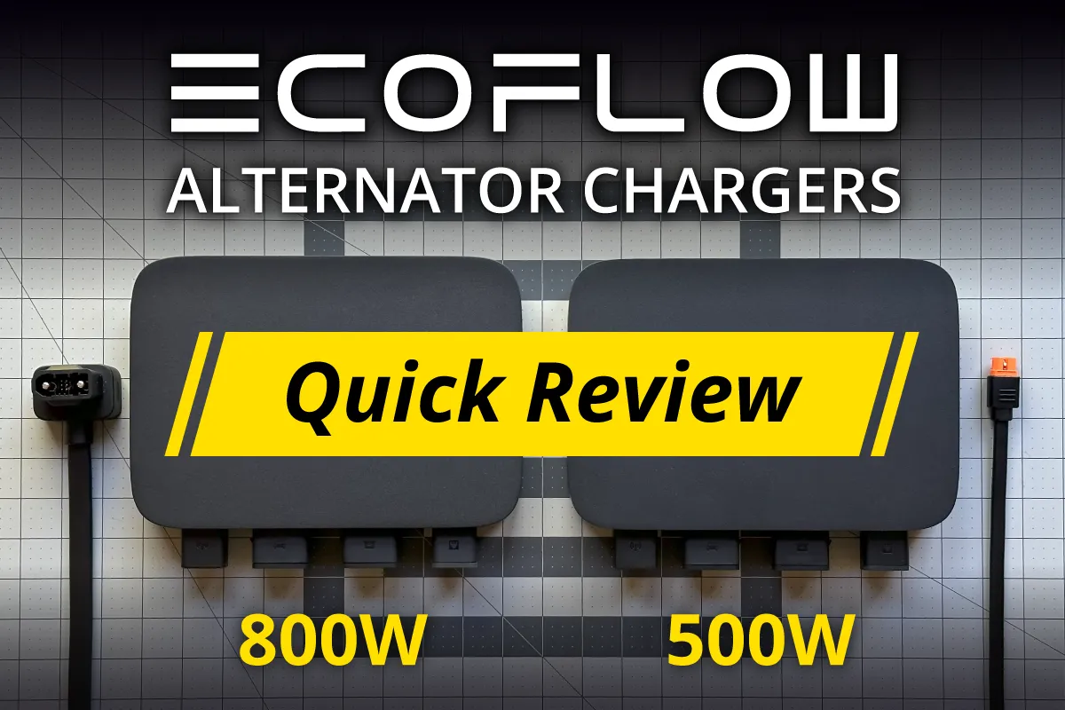 EcoFlow Alternator Chargers