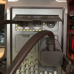 XT150 and XT60 connected to EcoFlow Delta Pro