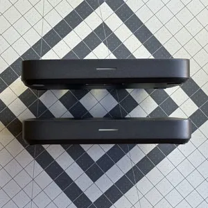 800W vs 500W base units side view